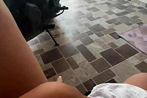 Colombian latina fingers huge juicy pussy lips gaping orgasm outdoor pov solo