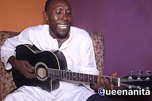 Guitar Player Delivers Mad Outdoor Doggystyle Fuck