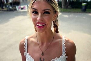 Hey, check out model annabella blue's juicy blowjob and pussy licking path to stardom