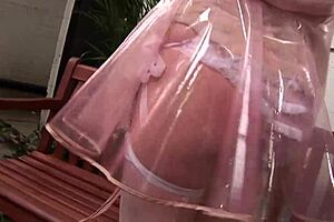 Madison sucks and fucks Beretta's strap-on after intense lingerie foreplay.