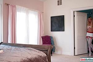 your busty shemale nurse needs to check cock temperature now