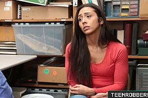 oh yeah pound that tight shy teen pussy doggystyle shoplifter