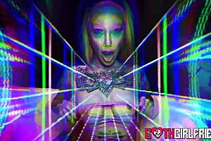 i stretch my goth pussy wide for that brutal cock domination