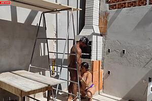 bbq babe couldn't hold back took all my monster cock deep in ass 🍑💦🔥