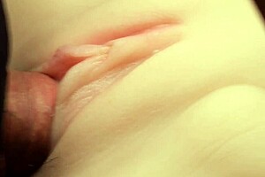 Flush Lube Deep Into Her Shaved Fuck Doll Pussy!