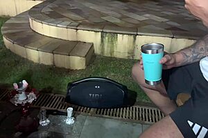 hey hubby watch your friend deepthroat gag on my juicy pussy