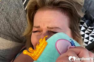 Hey neighbor, watch this milf worship your cock sloppy!