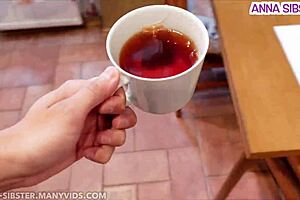 i caught roommate blowing in bathroom... hot mess