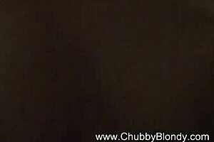 POV Chubby Blonde Housewife Begs For Deep Cumshot Anal Pounding!