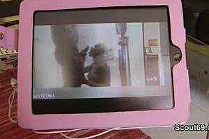 caught you jerking off? my dirty german talk helps