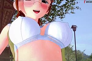 Intense 3D Hentai Sex with Fio in Tight Underwear Metal Slug Fantasy