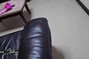 These amateur babes with big asses and tight pussies ride cowgirl backstage in bareback bliss sharing dirty talk.