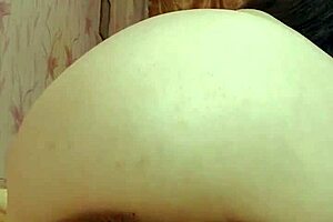 russian teen in stockings sucks dildo dirty talk fingers gaping pussy anal closeup 😈🔥