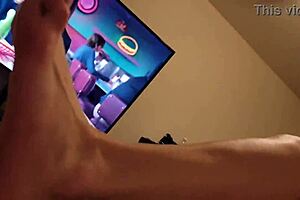 soaked pussy wrecked by cheap dildo in wild orgasm blast