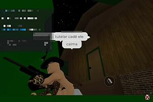 risky outdoor parking lot sex with hot amiga at roblox brookhaven store