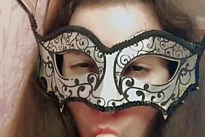 russian teen in stockings sucks dildo dirty talk fingers gaping pussy anal closeup 😈🔥