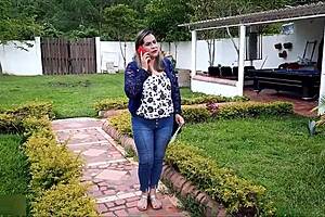 muscular stud offers cash for curvy latina's creampie pussy pounding