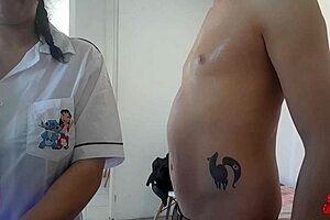 laser hair removal turns into deepthroat happy ending with curvy colombian beauty