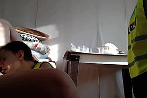 hot brunette police lesbians devour pussies cum orgasms in intense threesome licking frenzy