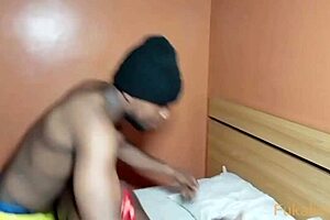 Fat witch moans loud fucking monster cock in bedroom