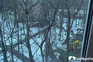 Hey neighbor, watch this milf worship your cock sloppy!