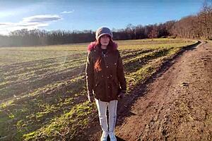 cyclist takes lost hiker home for wild forest fuck adventure