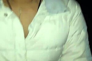 Post party latina milf pays bet with outdoor creampie public fuck