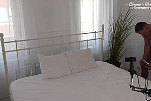 behind the scenes alice maze's wild anal creampie action