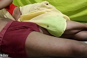 Indian Housewife Wakes Husband Midnight for Bent Over Anal Assfucking