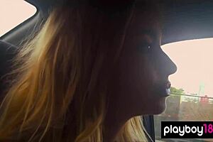 Busty blonde australian milf lisa seiffert strips outdoor seductively 🔥👙