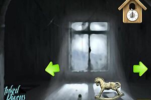 Tattooed babe with huge shaved tits and smooth pussy invites you to play inked ravens close-up tease