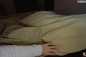 bed sharing leads to big ass pounding and creampie