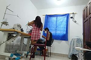 she calls boyfriend to fuck her at work bragging she bangs boss too casually