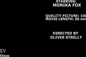 Monika Fox's 4on1 DAP First! DP Gapes Buttrose Swallow