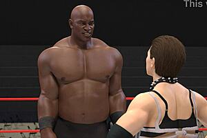 arrogant wrestler humbled by massive bbc pounding