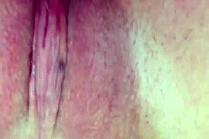 mrs h inserts huge dildo deeply during intense toy session