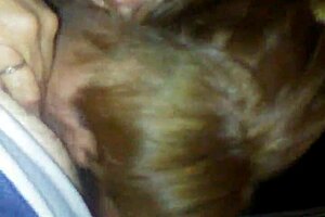 Kimberlie slurps and deepthroats massive monster cock with sloppy enthusiasm