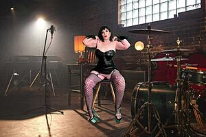 imagine this gilf granny sucking cock close-up while masturbating with dildo