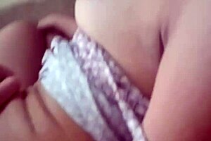 latina's juicy big natural tits spilling from sexy dress