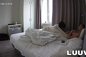 Hey, watch this couple's wild cum in mouth challenge in their homemade amateur flick