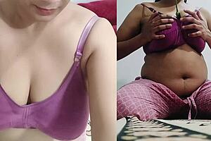 look at my cheating wife's pussy and ass getting stuffed by that desi cucumber ugh so wet