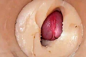 camera inside tight pussy catches massive cum explosion