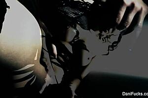 Sexy Brunette Dani Daniels Masturbates Big Tits and Pussy