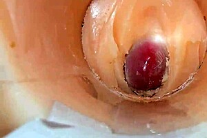 camera inside tight pussy catches massive cum explosion