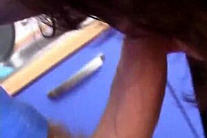 What if she wiped that hairy milf pussy just to explode all over him?