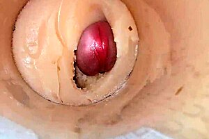 camera inside tight pussy catches massive cum explosion