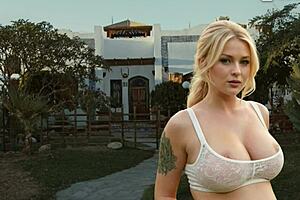 brazilian pregnant babe gives milky blowjob swallowing hot cum eagerly