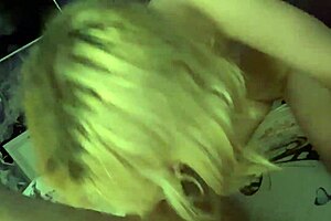 after the movie she drops to knees deepthroating my cock like a pro college slut