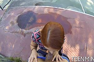 wild hardcore waves crash over teen slut rose red in ecstasy