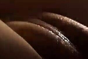 my wife's beautiful tight shaved pussy takes my warm creampie up close 💦😍